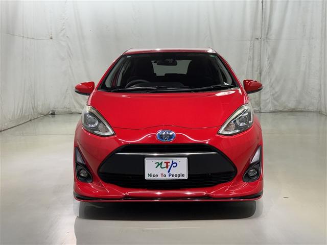 アクア S 衝突被害軽減システム メモリーナビ フルセグ バックカメラ ETC CD DVD再生 LEDヘッドランプ スマートキー キーレス ハイブリッド(3枚目)