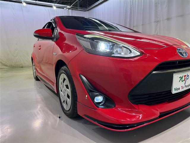 アクア S 衝突被害軽減システム メモリーナビ フルセグ バックカメラ ETC CD DVD再生 LEDヘッドランプ スマートキー キーレス ハイブリッド(7枚目)