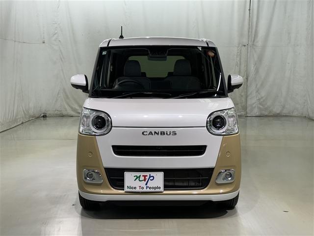 ムーヴキャンバス ストライプスG 衝突被害軽減システム メモリーナビ フルセグ バックカメラ ミュージックプレイヤー接続可 LEDヘッドランプ 両側電動スライド スマートキー キーレス アイドリングストップ(3枚目)