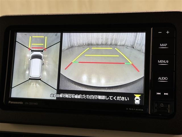 ムーヴキャンバス ストライプスG 衝突被害軽減システム メモリーナビ フルセグ バックカメラ ミュージックプレイヤー接続可 LEDヘッドランプ 両側電動スライド スマートキー キーレス アイドリングストップ(11枚目)