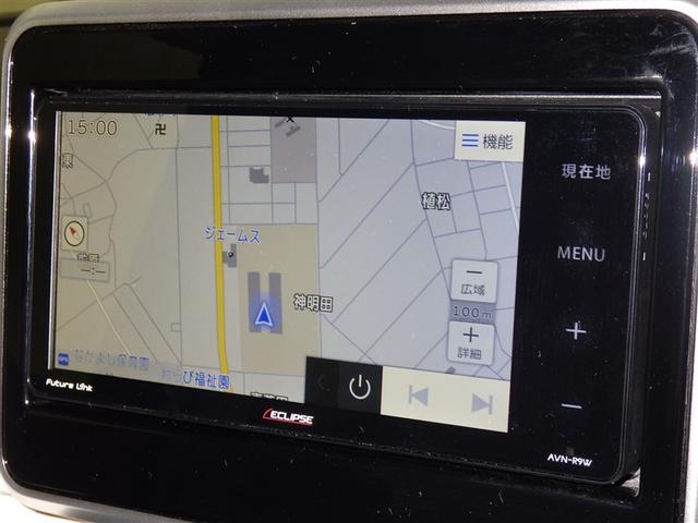 スペーシア ハイブリッドX 衝突被害軽減システム メモリーナビ フルセグ バックカメラ ETC ドラレコ CD ミュージックプレイヤー接続可 両側電動スライド スマートキー キーレス 4WD アイドリングストップ ハイブリッド(9枚目)