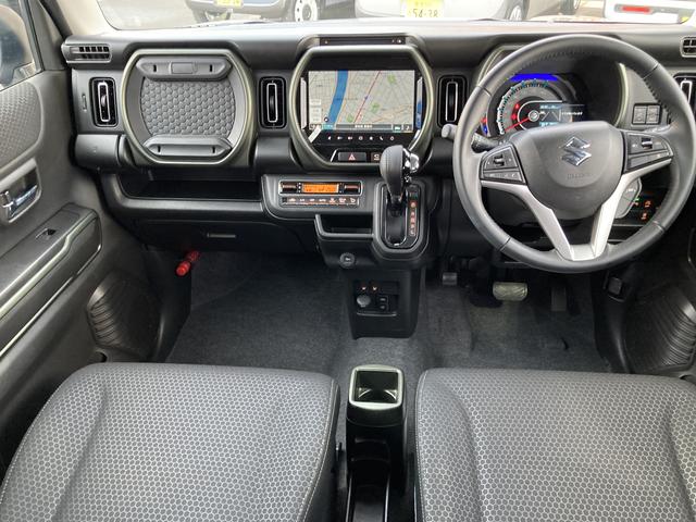 ハスラー タフワイルド　３型　　９インチメモリーナビ＆全方位カメラ　スズキコネクト対応車　デュアルカメラブレーキサポート　３６０度プレミアムＵＶ＆ＩＲカットガラス　ナノイーＸ搭載フルオートエアコン　ＬＥＤヘッドランプ　１５インチアルミホイール（4枚目）