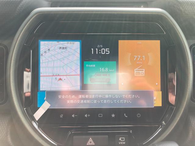 ハスラー タフワイルド　３型　９インチナビ・全方位モニター装着車　スズキコネクト対応車・３６０度プレミアムＵＶ＆ＩＲカットガラス・ＬＥＤヘッドランプ・フォグランプ・１５インチブラックアルミ・ナノイーＸ搭載オートエアコン・ルーフレール（4枚目）