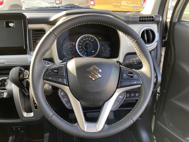 クロスビー ＨＹＢＲＩＤ　ＭＺ　４型　　全方位カメラ　１．０Ｌターボ　デュアルカメラブレーキサポート　全方位モニター用カメラ装着　アダプティブクルーズコントロール　ＬＥＤヘッドランプ　ＬＥＤフォグランプ　１６インチアルミホイール（13枚目）