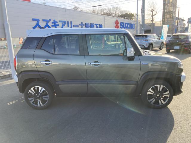 クロスビー ＨＹＢＲＩＤ　ＭＺ　４型　　全方位カメラ　１．０Ｌターボ　デュアルカメラブレーキサポート　全方位モニター用カメラ装着　アダプティブクルーズコントロール　ＬＥＤヘッドランプ　ＬＥＤフォグランプ　１６インチアルミホイール（47枚目）