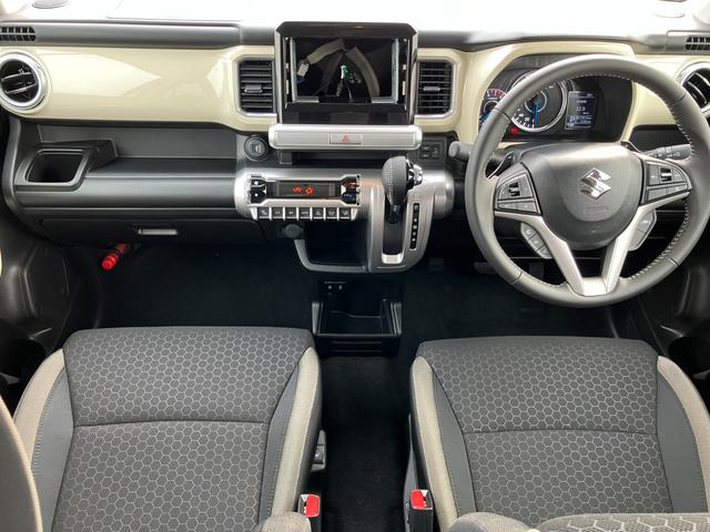 クロスビー ＨＹＢＲＩＤ　ＭＺ　４型　☆前後誤発進抑制装置☆クルーズコントロール☆ＬＥＤオートヘッドライト☆車線逸脱・ふらつき警報☆後方パーキングセンサー☆前席シートヒーター☆ステアリングオーディオスイッチ☆パドルシフト☆スマートキー☆（3枚目）