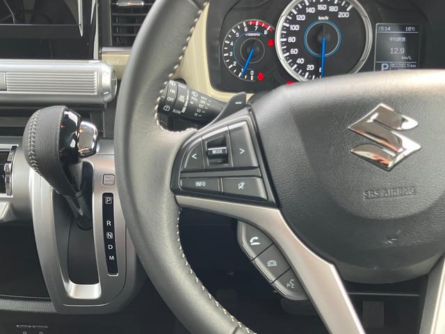 クロスビー ＨＹＢＲＩＤ　ＭＺ　４型　☆前後誤発進抑制装置☆クルーズコントロール☆ＬＥＤオートヘッドライト☆車線逸脱・ふらつき警報☆後方パーキングセンサー☆前席シートヒーター☆ステアリングオーディオスイッチ☆パドルシフト☆スマートキー☆（8枚目）