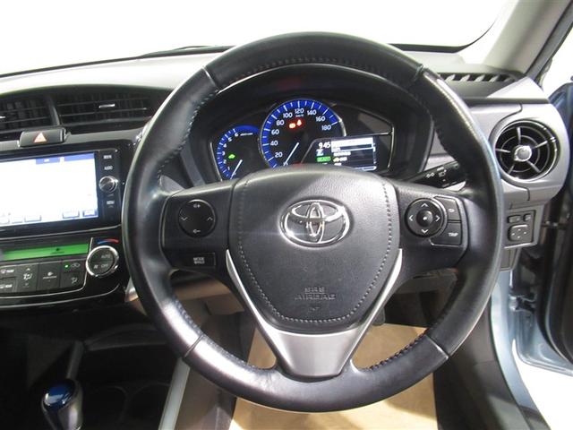 カローラフィールダー ハイブリッドＧ　衝突被害軽減システム　メモリーナビ　フルセグ　バックカメラ　ＥＴＣ　ＣＤ　ミュージックプレイヤー接続可　ＤＶＤ再生　ＬＥＤヘッドランプ　スマートキー　キーレス　ハイブリッド　ワンオーナー（16枚目）