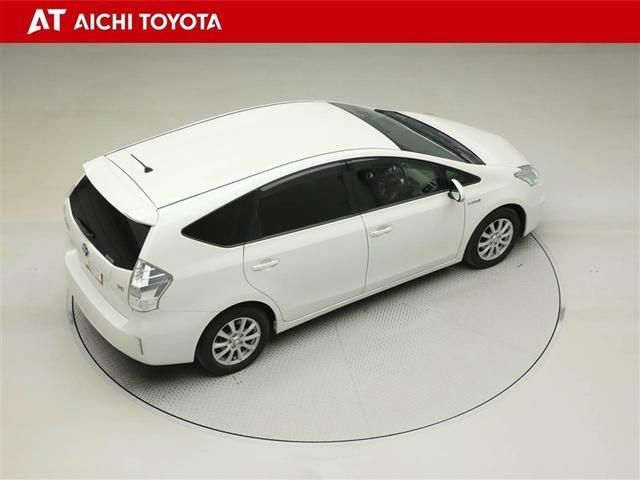 プリウスα S スマキ- DVD視聴可 リモコンキー 横滑り防止装置付き PW Bカメラ ナビ・TV サイドエアB ワンオナ ドライブレコーダー AUX ETC車載器 ABS付き アルミホイール パワーステアリング(14枚目)