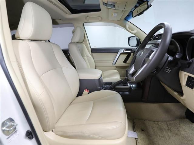 ランドクルーザープラド TX Lパッケージ リアカメラ 1オ-ナ- スマートキ 盗難防止 キーレスエントリー ETC装備 3列席 DVD再生可 エアコン LEDランプ レザー アルミホイール パートタイム4WD 横滑り防止システム フルTV(19枚目)