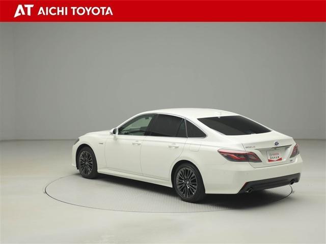 クラウンハイブリッド S スポーツスタイル インテリジェントクリアランスソナー Bモニ AAC エアバッグ DVD再生 メモリーナビ ドライブレコーダー 助手席エアバッグ ナビ ETC パワーシート 横滑り防止装置 スマートキー アルミホイール(4枚目)