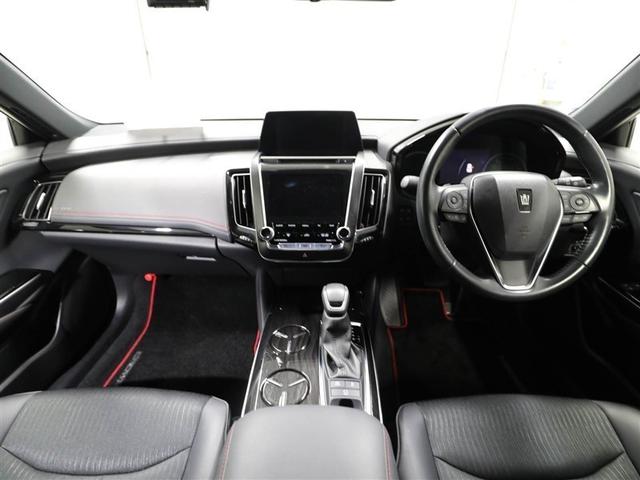 クラウンハイブリッド S スポーツスタイル インテリジェントクリアランスソナー Bモニ AAC エアバッグ DVD再生 メモリーナビ ドライブレコーダー 助手席エアバッグ ナビ ETC パワーシート 横滑り防止装置 スマートキー アルミホイール(18枚目)