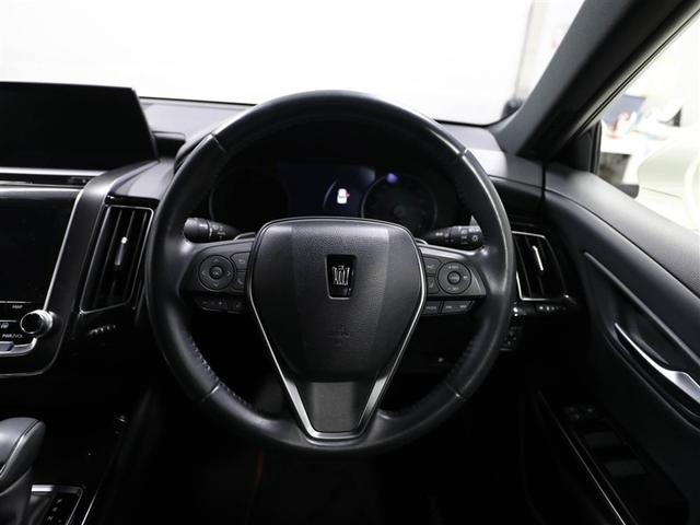 クラウンハイブリッド S スポーツスタイル インテリジェントクリアランスソナー Bモニ AAC エアバッグ DVD再生 メモリーナビ ドライブレコーダー 助手席エアバッグ ナビ ETC パワーシート 横滑り防止装置 スマートキー アルミホイール(24枚目)