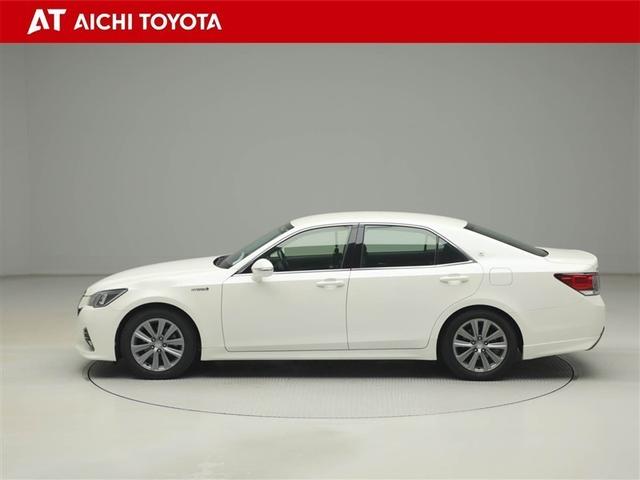 クラウンハイブリッド アスリート　エアバッグ　横滑り防止　ＡＣ　１オーナー　ＡＢＳ　キーフリー　スマートキー＆プッシュスタート　パワステ　オートクルーズ　ミュージックプレイヤー接続可　メモリーナビ　イモビライザー　サイドエアバッグ（3枚目）