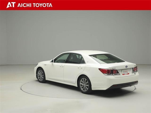 クラウンハイブリッド アスリート　エアバッグ　横滑り防止　ＡＣ　１オーナー　ＡＢＳ　キーフリー　スマートキー＆プッシュスタート　パワステ　オートクルーズ　ミュージックプレイヤー接続可　メモリーナビ　イモビライザー　サイドエアバッグ（4枚目）