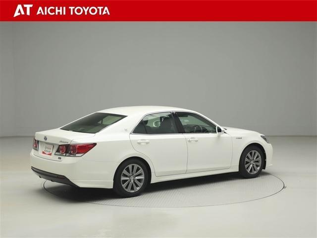 クラウンハイブリッド アスリート　エアバッグ　横滑り防止　ＡＣ　１オーナー　ＡＢＳ　キーフリー　スマートキー＆プッシュスタート　パワステ　オートクルーズ　ミュージックプレイヤー接続可　メモリーナビ　イモビライザー　サイドエアバッグ（6枚目）