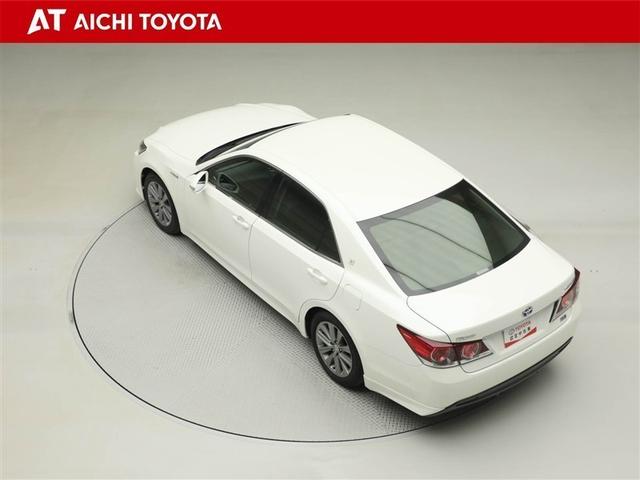 クラウンハイブリッド アスリート　エアバッグ　横滑り防止　ＡＣ　１オーナー　ＡＢＳ　キーフリー　スマートキー＆プッシュスタート　パワステ　オートクルーズ　ミュージックプレイヤー接続可　メモリーナビ　イモビライザー　サイドエアバッグ（12枚目）
