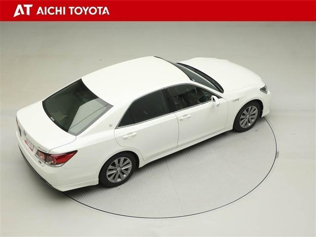 クラウンハイブリッド アスリート　エアバッグ　横滑り防止　ＡＣ　１オーナー　ＡＢＳ　キーフリー　スマートキー＆プッシュスタート　パワステ　オートクルーズ　ミュージックプレイヤー接続可　メモリーナビ　イモビライザー　サイドエアバッグ（14枚目）