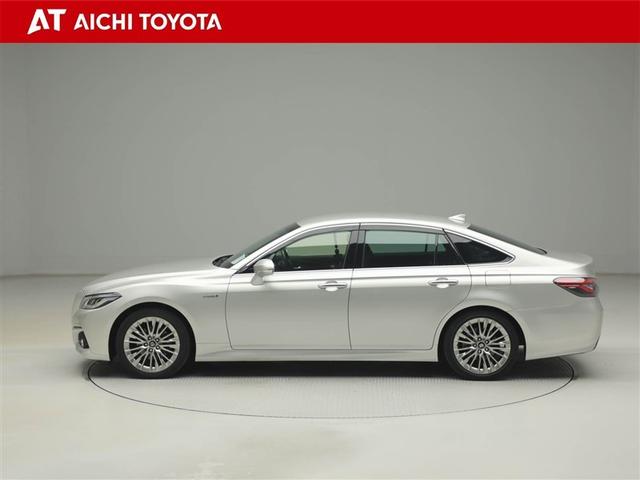 クラウンハイブリッド G 1オーナー 本革シート アルミ LEDヘッド キーフリー 横滑り防止機能 DVD ETC オートエアコン AUX ABS メモリナビ 盗難防止装置 エアバッグ オートクルーズコントロール ナビTV(3枚目)