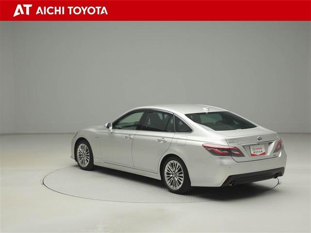 クラウンハイブリッド G 1オーナー 本革シート アルミ LEDヘッド キーフリー 横滑り防止機能 DVD ETC オートエアコン AUX ABS メモリナビ 盗難防止装置 エアバッグ オートクルーズコントロール ナビTV(4枚目)