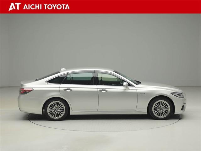 クラウンハイブリッド G 1オーナー 本革シート アルミ LEDヘッド キーフリー 横滑り防止機能 DVD ETC オートエアコン AUX ABS メモリナビ 盗難防止装置 エアバッグ オートクルーズコントロール ナビTV(7枚目)