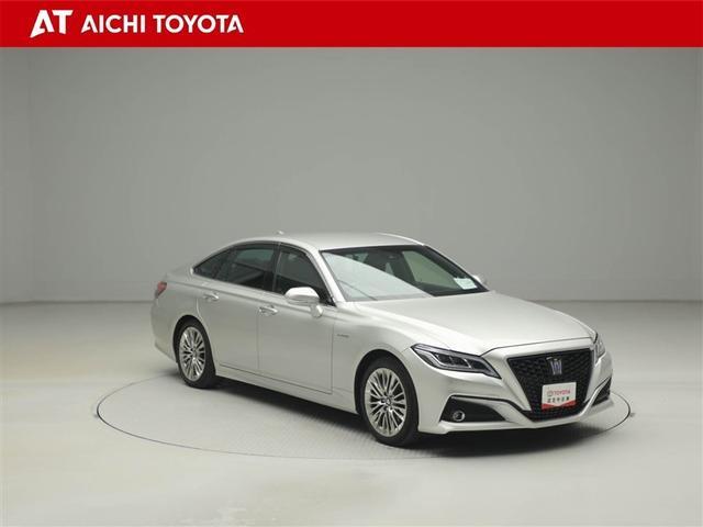 クラウンハイブリッド G 1オーナー 本革シート アルミ LEDヘッド キーフリー 横滑り防止機能 DVD ETC オートエアコン AUX ABS メモリナビ 盗難防止装置 エアバッグ オートクルーズコントロール ナビTV(8枚目)