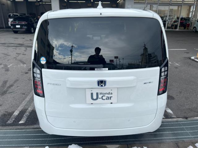 フリード e:HEVエアー デモカーギャザズナビ ドラレコ前後 ETC(8枚目)