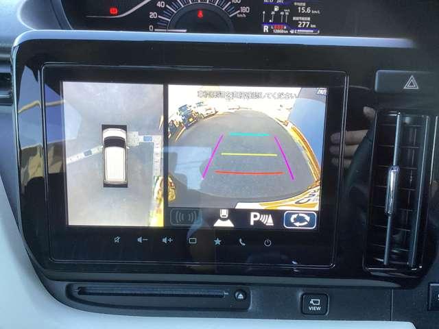 デリカD:2 ハイブリッドMZ 全方位カメラ付ナビパッケージ 元レンタカー メモリーナビ 地デジTV クルコン 全周囲モニター LEDライト フルセグ 衝突軽減 両側パワースライドドア アルミホイール コーナーセンサー フルフラット 横滑り防止装置 DVD(9枚目)