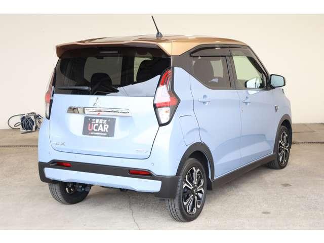 eKクロス EV P 純正ナビ・フルセグTV 地デジ コーナーセンサー LEDライト ETC シートヒーター フルオートエアコン スマートキー アルミホイール 記録簿 盗難防止システム ESC メモリーナビ ABS(2枚目)