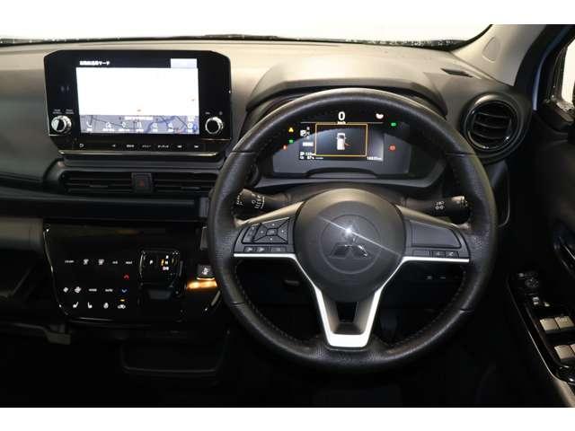 eKクロス EV P 純正ナビ・フルセグTV 地デジ コーナーセンサー LEDライト ETC シートヒーター フルオートエアコン スマートキー アルミホイール 記録簿 盗難防止システム ESC メモリーナビ ABS(8枚目)