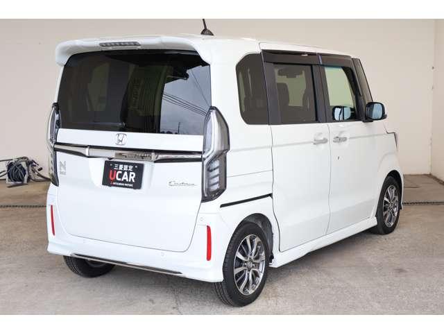 N-BOXカスタム L メモリーナビ・フルセグTV・バックカメラ 両席電動スライドドア Pソナー アルミ サイドエアバッグ ナビTV Aストップ シートヒータ ベンチシート 点検記録簿 キーフリーシステム LEDライト AC(2枚目)