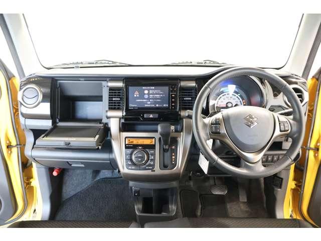 ハスラー ＪスタイルＩＩターボ　メモリーナビ・フルセグＴＶ　エアバック　ターボモデル　フルセグ地デジＴＶ　横滑防止　エアコン　パワーウィンドウ　Ｉストップ　クルーズコントロール　ナビＴＶ　盗難防止システム　スマートキー　ＡＢＳ（3枚目）