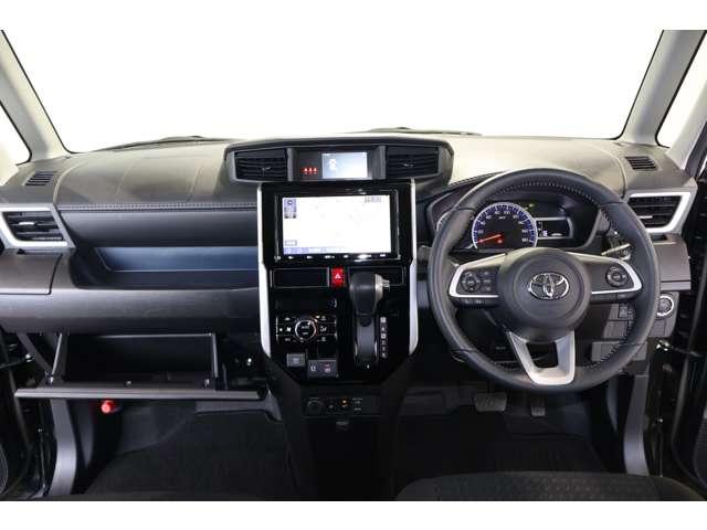 ルーミー カスタムG メモリーナビ・フルセグTV・バックカメラ アイドリング 両側電動SD LEDヘット コーナーソナー バックビューモニター 衝突回避ブレーキ フルフラット 地デジ スマートキー メモリナビ 点検記録簿(3枚目)