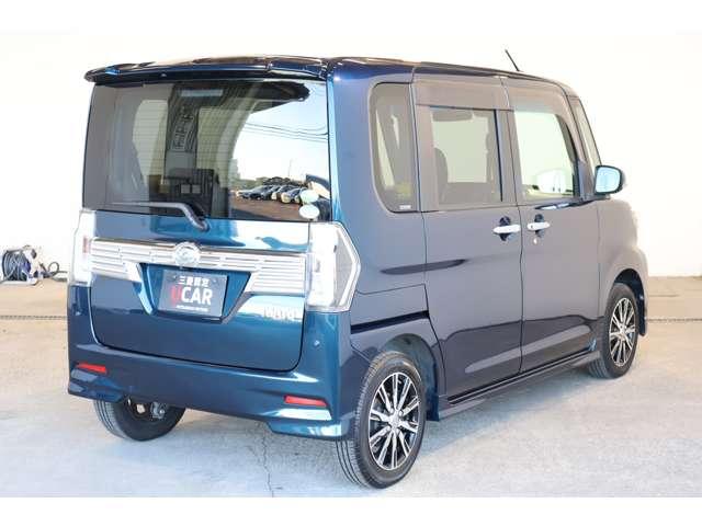 タント カスタムＸ　メモリーナビ・フルセグＴＶ・全周囲カメラ　ｉ－ｓｔｏｐ　メモリーナビゲーション　助手席エアバッグ　地デジフルセグ　記録簿付き　インテリキー　サイドエアバッグ　ＬＥＤ　バックモニター　オートエアコン（2枚目）