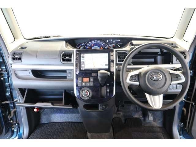 タント カスタムＸ　メモリーナビ・フルセグＴＶ・全周囲カメラ　ｉ－ｓｔｏｐ　メモリーナビゲーション　助手席エアバッグ　地デジフルセグ　記録簿付き　インテリキー　サイドエアバッグ　ＬＥＤ　バックモニター　オートエアコン（3枚目）