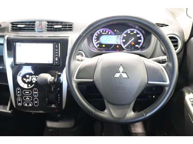 eKカスタム G メモリーナビ・フルセグTV・バックカメラ オ-トエアコン スマ-トキ- ナビ・TV Bカメラ キーレスキー メモリーナビ ベンチ 地デジTV アイドルストップ DVD PW ABS 記録簿 パワステ(10枚目)