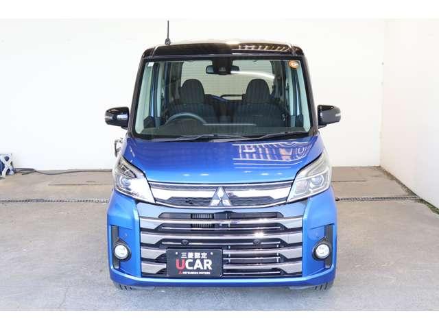 ｅＫスペースカスタム カスタムＴ　セーフティプラスエディション　メモリーナビ・フルセグＴＶ・全周囲カメラ　アラビュー　ターボ車　Ａストップ　ＤＶＤ再生　ＬＥＤヘッド　クルーズコントロール　オートエアコン　キーフリー　シートヒーター　バックカメラ　ＡＢＳ　Ｆカメラ（14枚目）