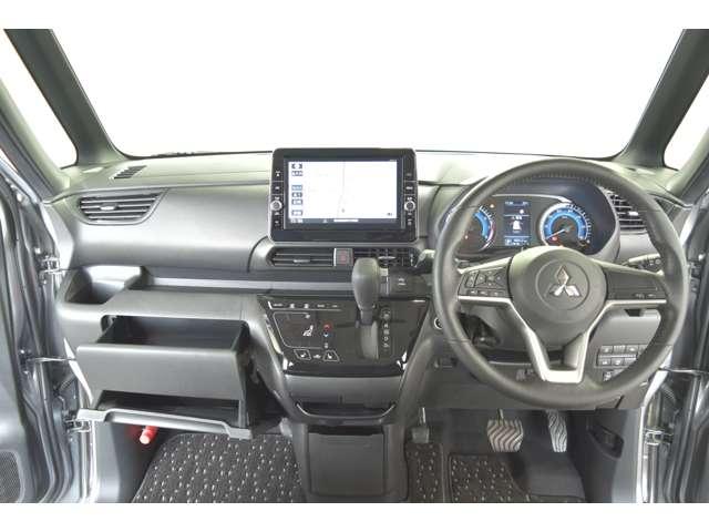 eKクロススペース T メモリーナビ・フルセグTV・全周囲カメラ ブレーキサポート DVD キーフリー イモビ インテリジェントキー LEDライト 両側スライド片側電動 ナビTV フルセグ アイドリングストップ メモリーナビ(3枚目)