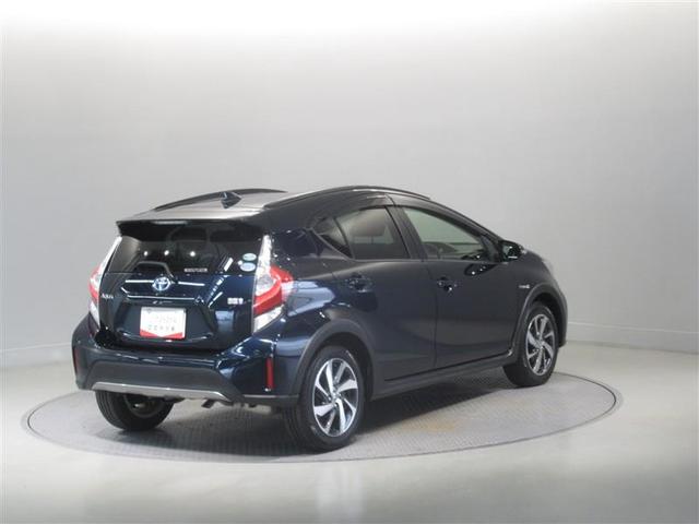 アクア クロスオーバー 衝突被害軽減システム メモリーナビ ワンセグ バックカメラ ETC CD ミュージックプレイヤー接続可 スマートキー キーレス ハイブリッド ワンオーナー(6枚目)