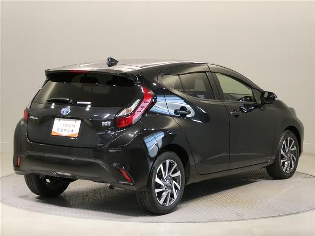 アクア G 衝突被害軽減システム メモリーナビ フルセグ バックカメラ ETC ミュージックプレイヤー接続可 電動シート オートクルーズコントロール LEDヘッドランプ スマートキー キーレス ハイブリッド(6枚目)