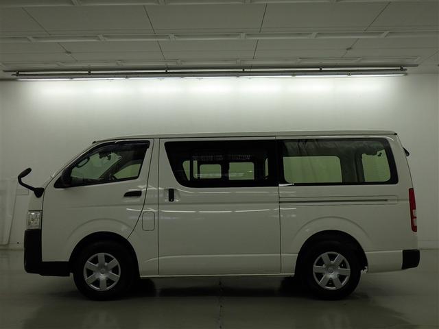 ハイエースバン ロングDX 衝突被害軽減システム メモリーナビ フルセグ バックカメラ ETC ドラレコ CD ミュージックプレイヤー接続可 DVD再生 LEDヘッドランプ 乗車定員6人 キーレス ワンオーナー(3枚目)