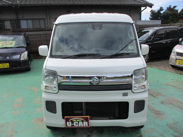 エブリイワゴン ＪＰターボ　プッシュスタート　エアコン　パワーステアリング　パワーウインドウ　運転席エアバッグ　助手席エアバッグ　ＡＢＳ　ＥＳＣ　キーレスエントリー　盗難防止システム　衝突安全ボディ　ＥＴＣ　ナビ（3枚目）