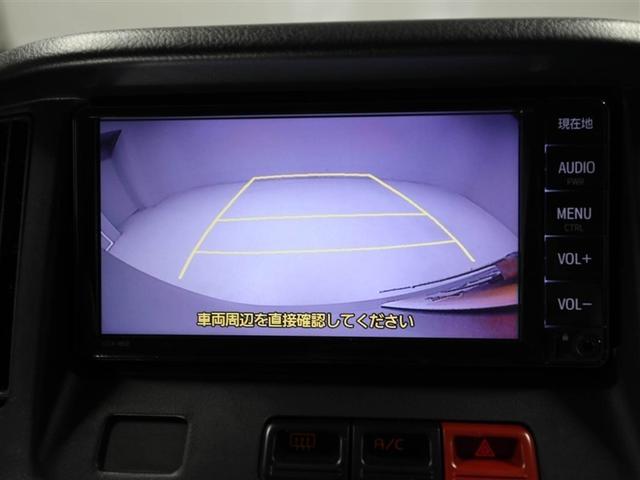 バックモニター装着車は後退時の強い味方です♪車庫入れや縦列駐車の際、後退操作の参考になるガイドラインをナビ画面に表示します。