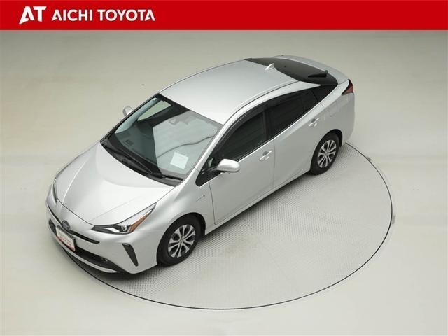 プリウス Ａ　衝突軽減ブレーキシステム　Ｂモニタ　ＬＥＤヘッド　クルーズコントロール　セキュリティー　スマートキー　パワーステアリング　Ｐシート　ドライブレコーダー　ＥＴＣ　１オーナー　アルミホイル　オートエアコン（10枚目）