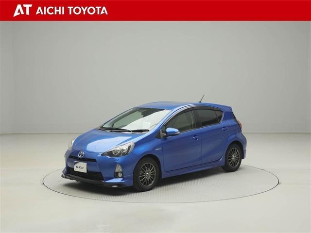 アクア S サイドエアバック スマートキープッシュスタート キーレスエントリ エアロ LEDヘッドライト ドラレコ付 イモビ オートエアコン デュアルエアバック ESC Bカメラ パワーウィンドウ AUX端子(2枚目)