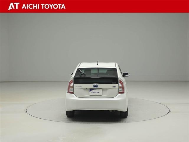 プリウス Ｓ　Ｂモニタ－　フルセグ地デジ　ＡＵＸ接続可　インテリキー　デュアルエアバック　エアＢ　イモビライザー　ＤＶＤ再生可能　ワンオーナー車　ナビＴＶ　ＡＵＴＯエアコン　横スベリ防止　アルミホイール　ＥＴＣ装備（5枚目）