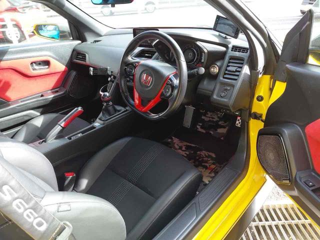 S660 α オープンカー ドライブレコーダー ETC バックカメラ オートクルーズコントロール 衝突被害軽減システム LEDヘッドランプ MT スマートキー アイドリングストップ エアロ アルミホイール(9枚目)