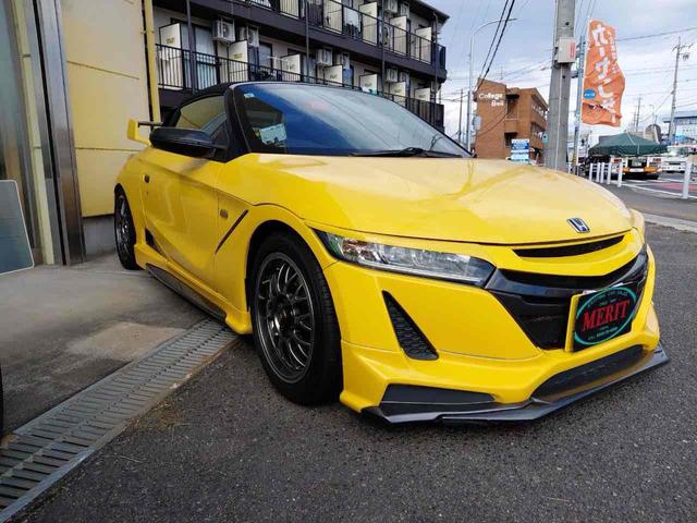 S660 α オープンカー ドライブレコーダー ETC バックカメラ オートクルーズコントロール 衝突被害軽減システム LEDヘッドランプ MT スマートキー アイドリングストップ エアロ アルミホイール(13枚目)