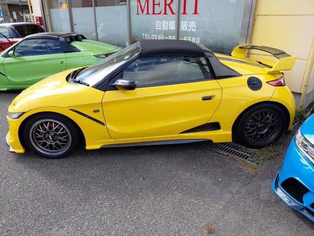 S660 α オープンカー ドライブレコーダー ETC バックカメラ オートクルーズコントロール 衝突被害軽減システム LEDヘッドランプ MT スマートキー アイドリングストップ エアロ アルミホイール(14枚目)