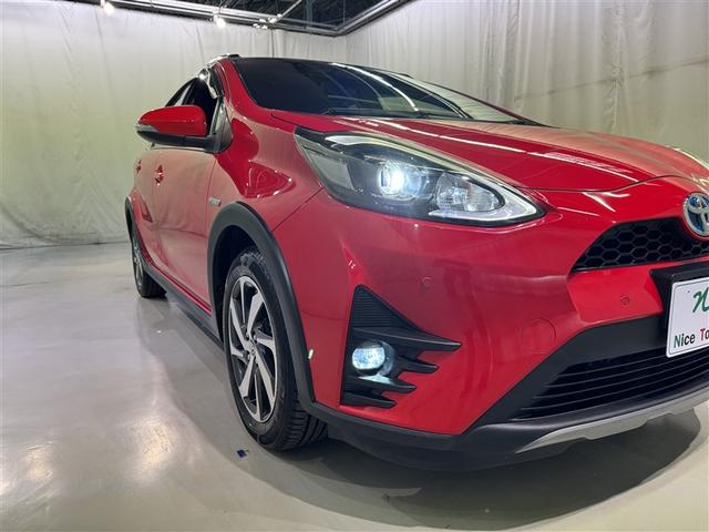 アクア クロスオーバー グラム 衝突被害軽減システム メモリーナビ フルセグ バックカメラ ETC ドラレコ CD DVD再生 LEDヘッドランプ スマートキー キーレス ハイブリッド(7枚目)